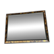 Miroir vintage biseauté doré Mid-Century 80x60cm