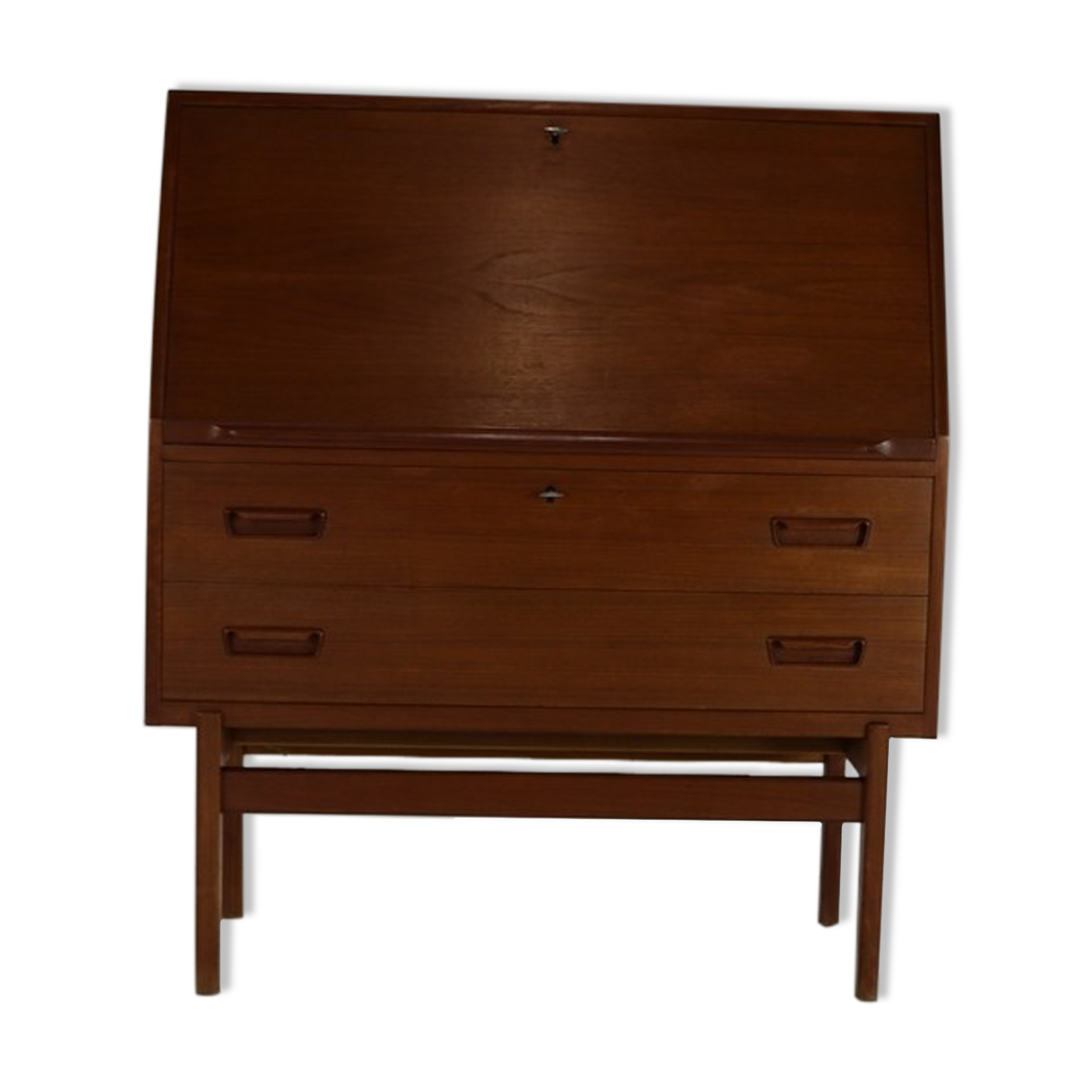 Danish design drop front secretary desk by Arne Wahl Iversen