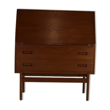 Danish design drop front secretary desk by Arne Wahl Iversen