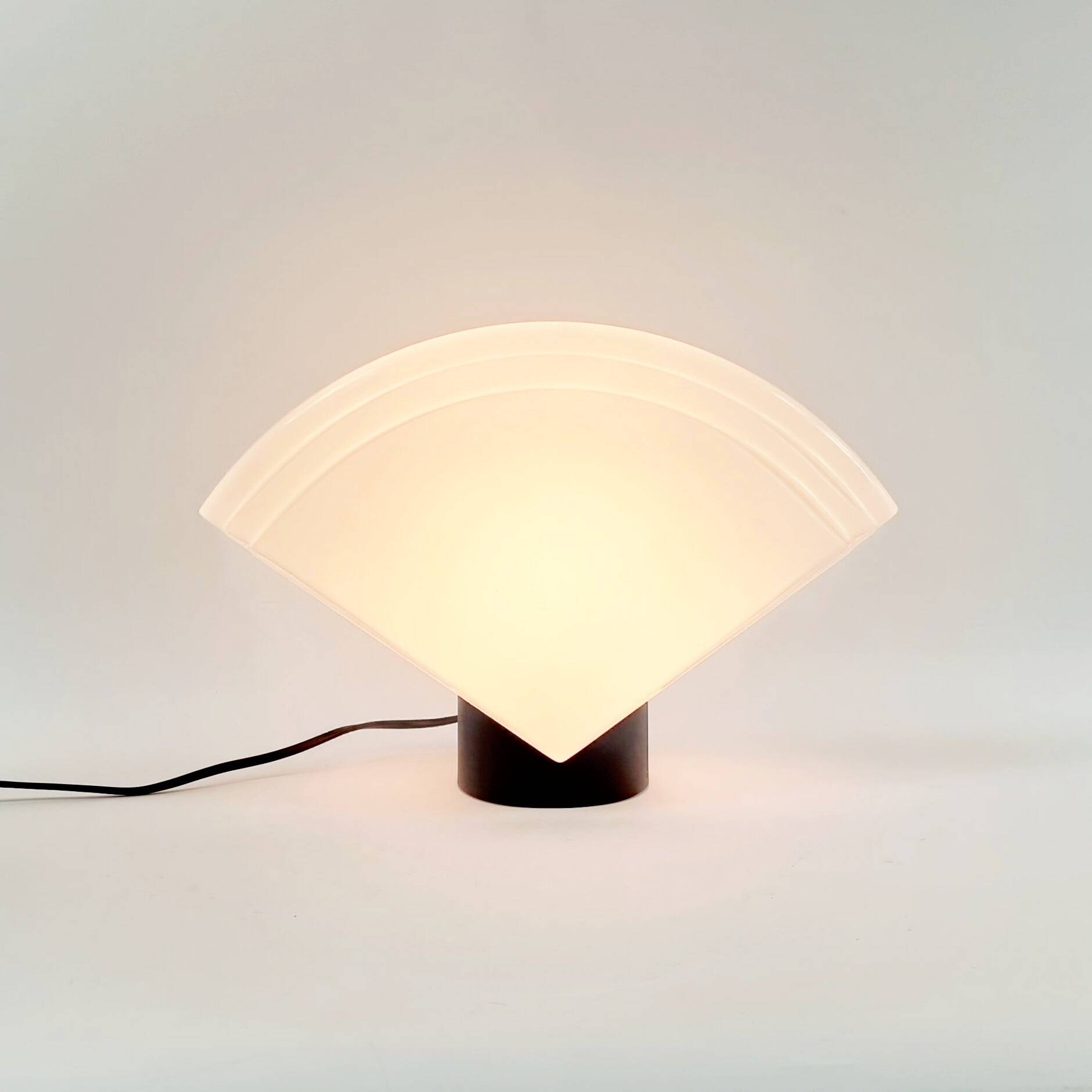 Grande lampe de bureau ou de table en verre de Murano d'AV Mazzega, Italie, années 1970.