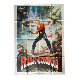 Affiche cinéma originale "Flash Gordon" Mike Hodges 100x140cm 1980