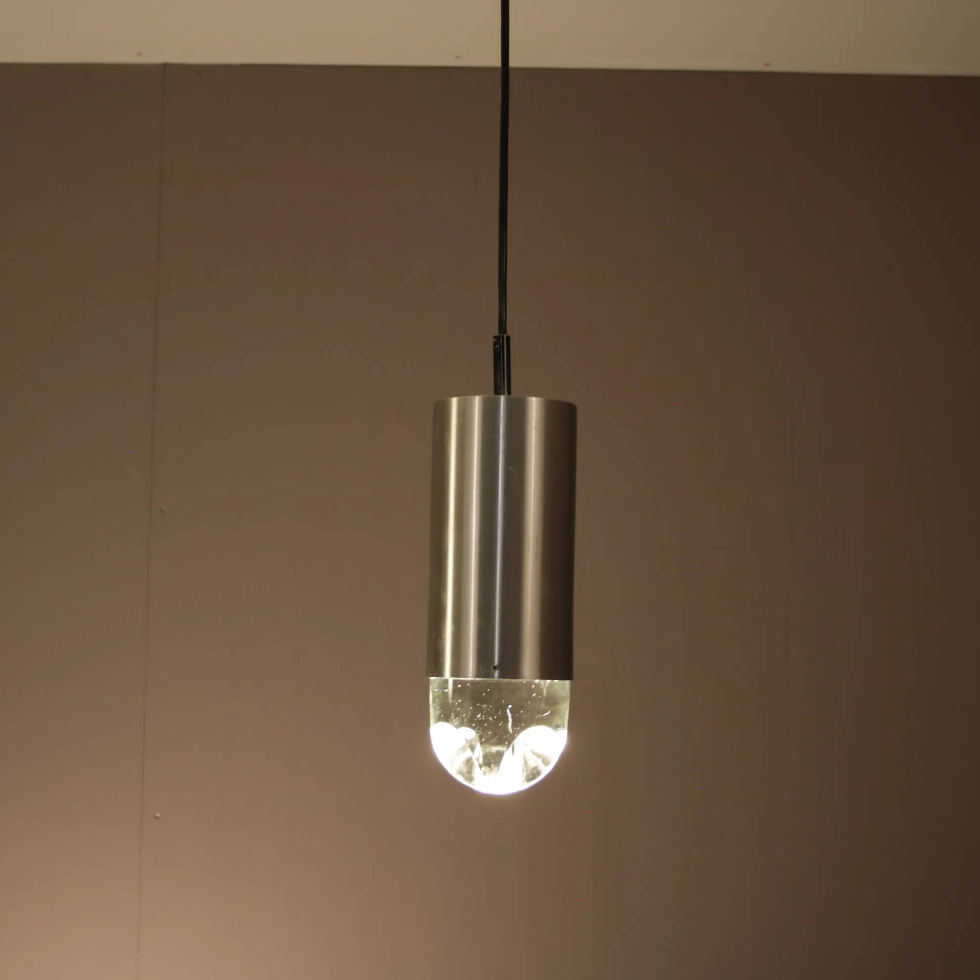 1960s “Bullet” Hanging lamp by Raak, Netherlands