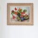 Tableau huile sur toile les Capucines