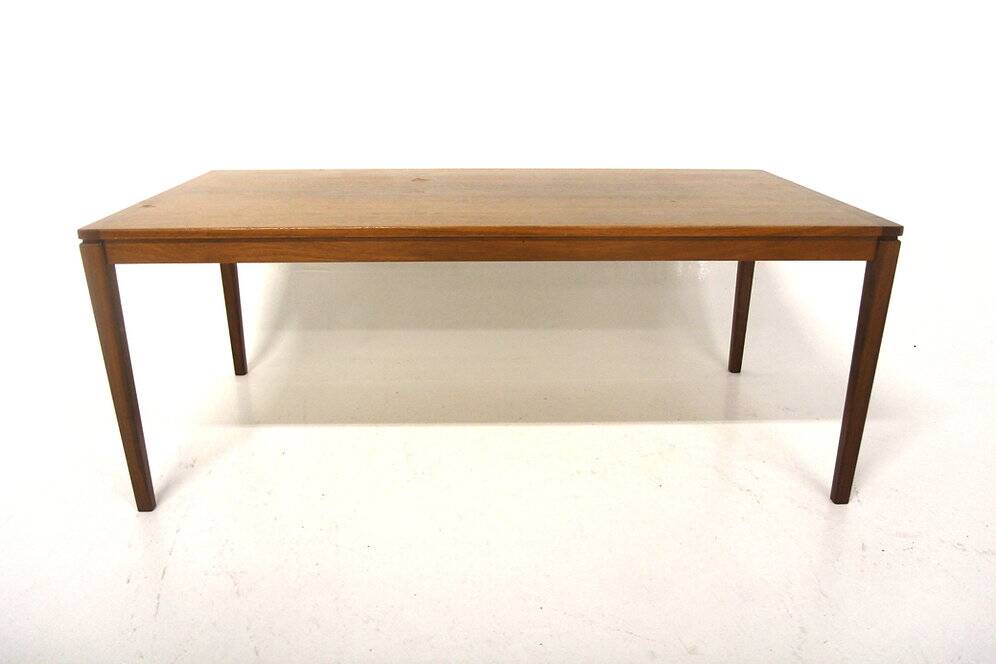 Scandinavian coffee table in walnut, Sweden, 1960