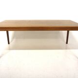 Scandinavian coffee table in walnut, Sweden, 1960