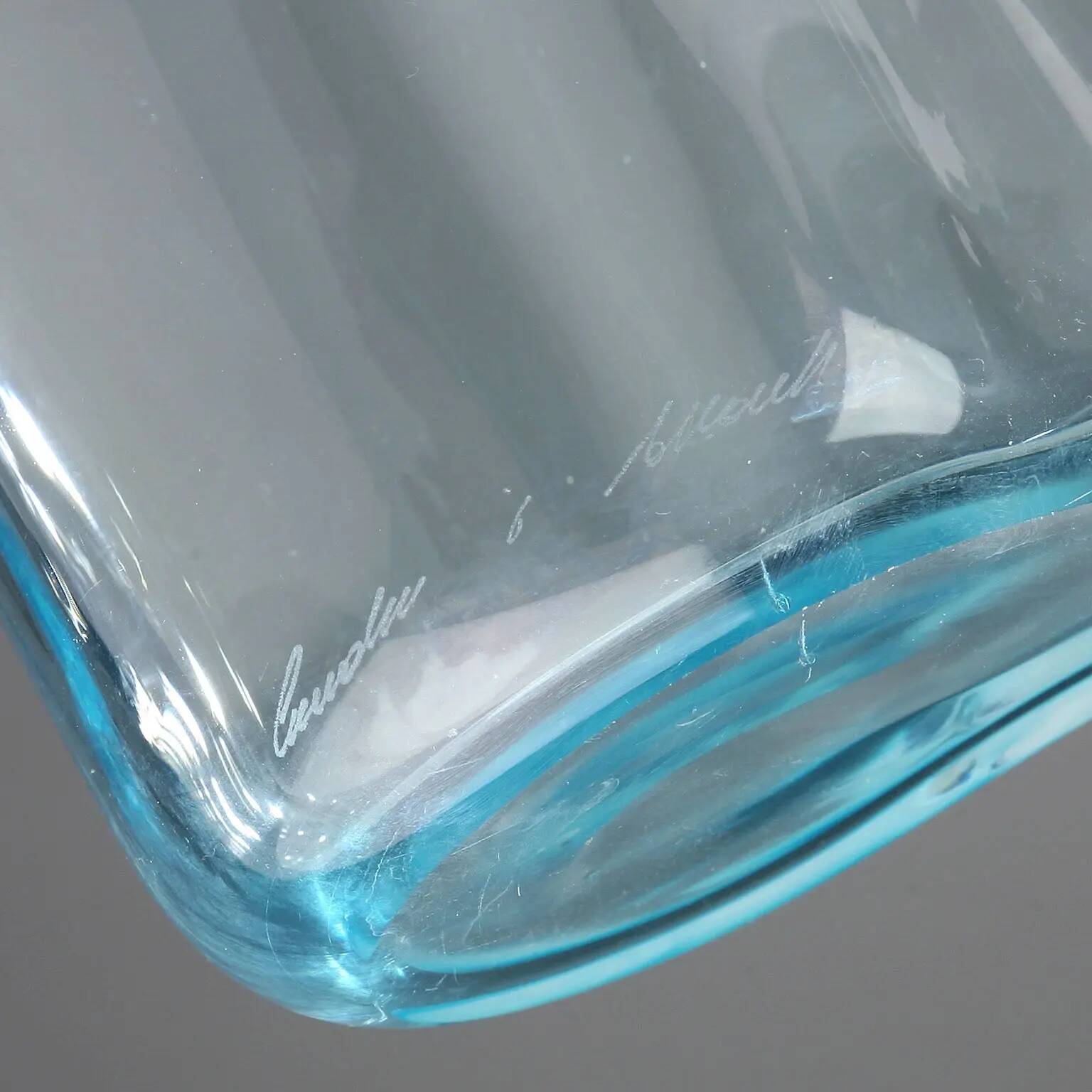 Vintage Cenedese & Albarelli glass vase, Italy, 1980s
