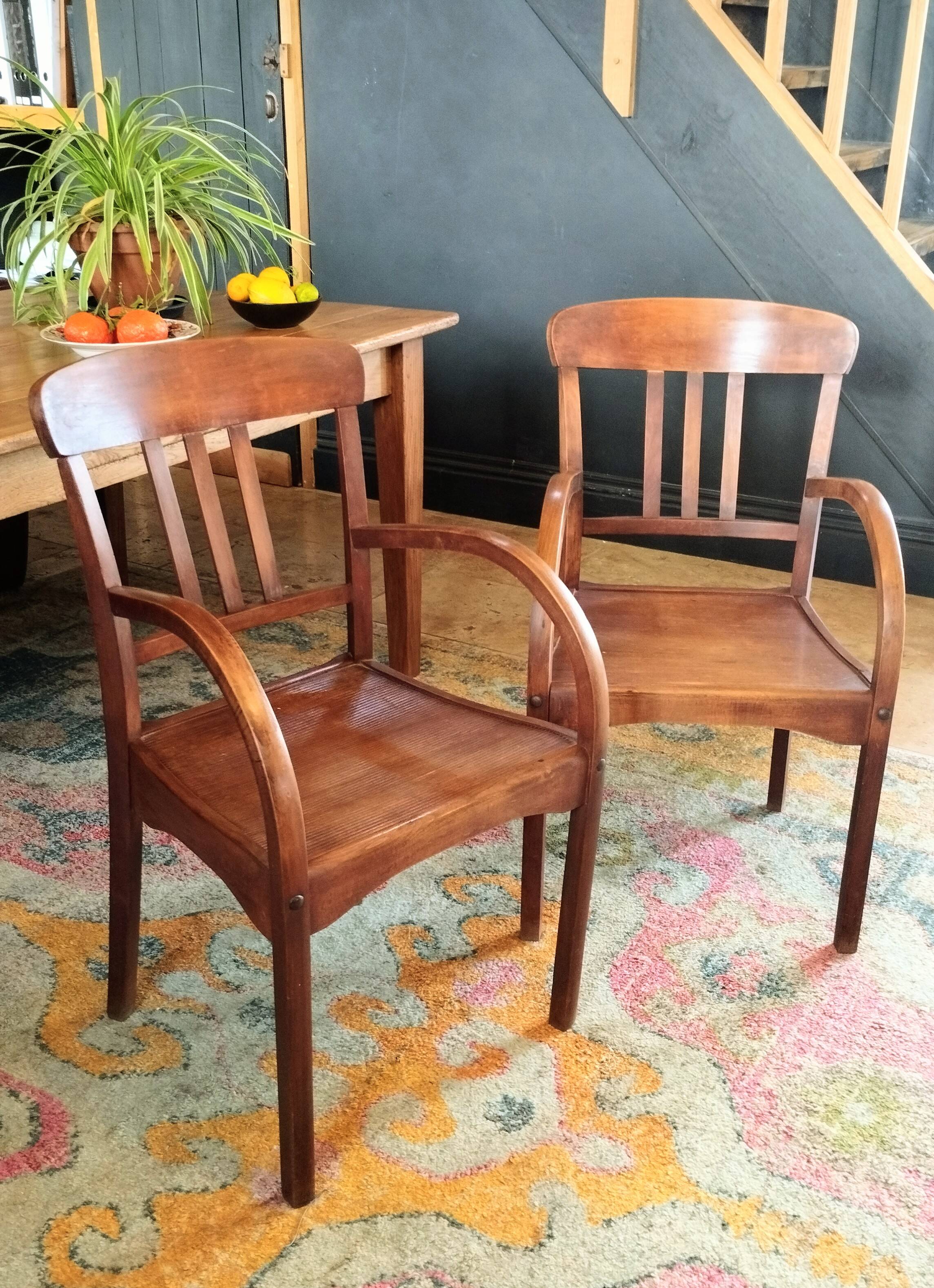 Pair of bistro chairs