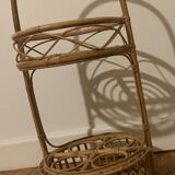Vintage rattan bar