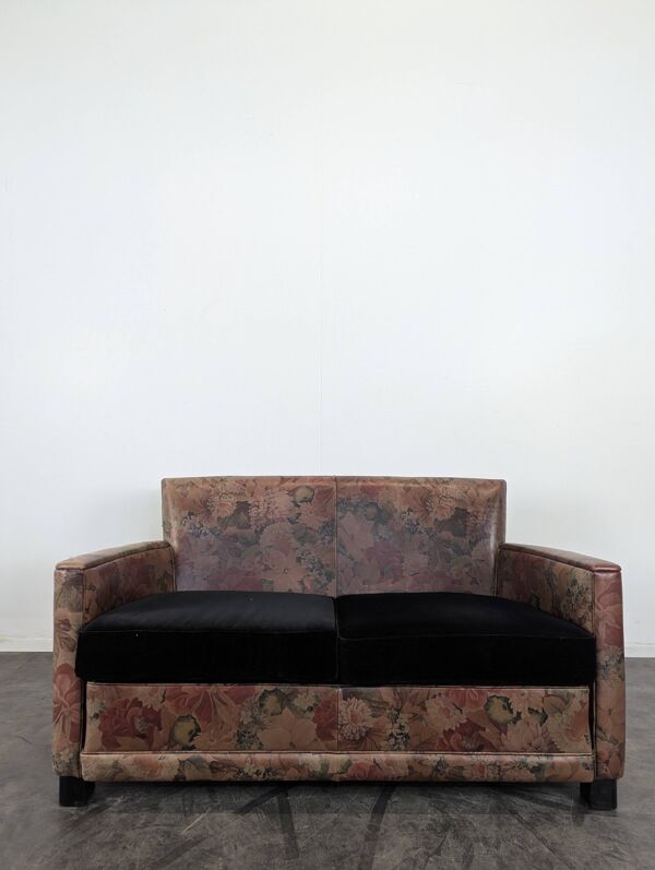 Banquette Roche Bobois motifs fleuri