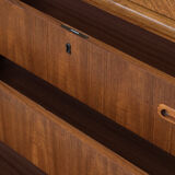 Rolltop secretary in mahogany by Egon Ostergaard, Sweden 1960’s