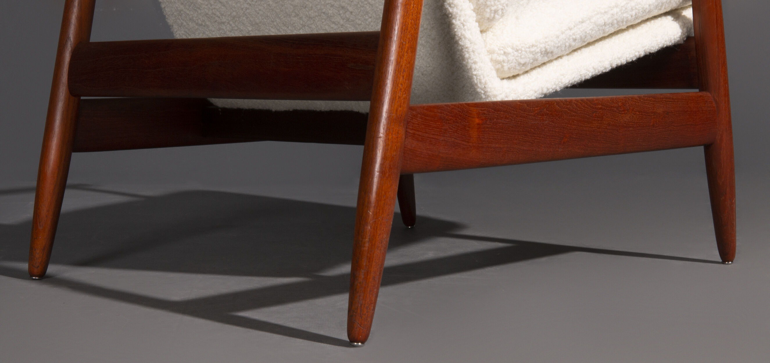 Poul Volther armchair and ottoman by Frem Røjlen