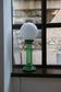 Lampe upcyclée opaline