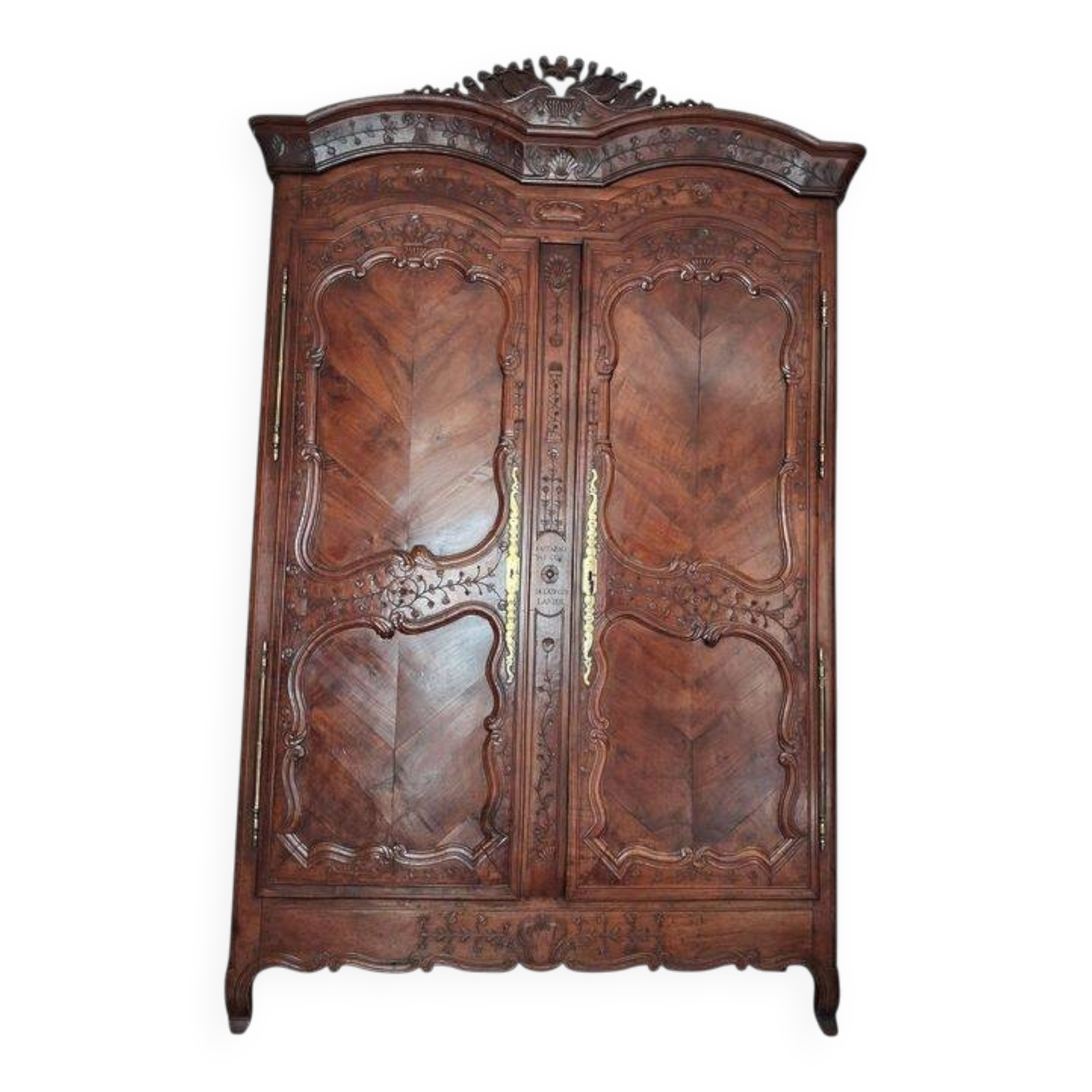 Rennes cabinet from 1858 signed