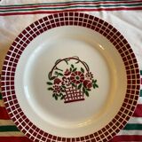 Set of 9 Badonviller plates