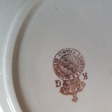 6 assietes creuses luneville-badonviller