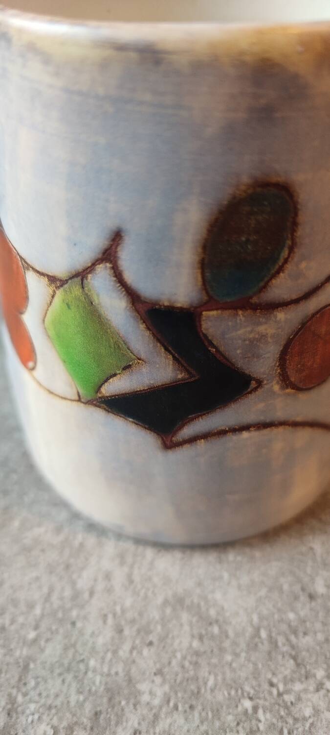 Ceramic cream jug signed by Marie-Christine Treinen