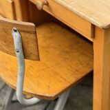 Vintage Pinewood Desk and Chair