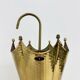 Mid-century design brass umbrella stand, 1970s