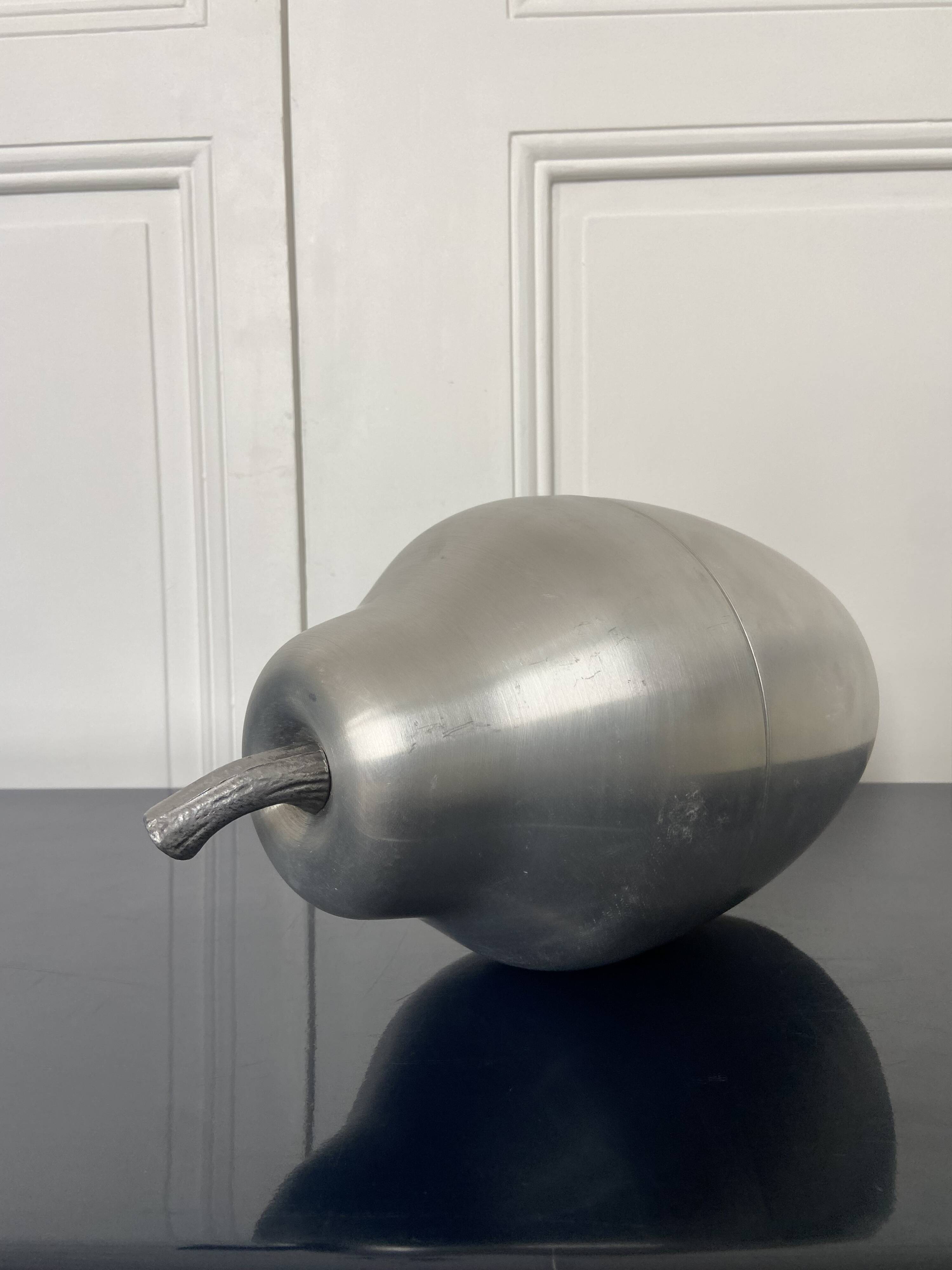 Vintage aluminum ice bucket