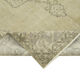tapis beige anatolien vintage tissé à la main 194 cm x 278 cm