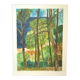Lithograph by Guy Bardone, "Grands pins à Piquey", Arcachon, Cap Ferret, 1966
