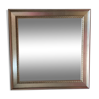 Square mirror silver 74x74cm