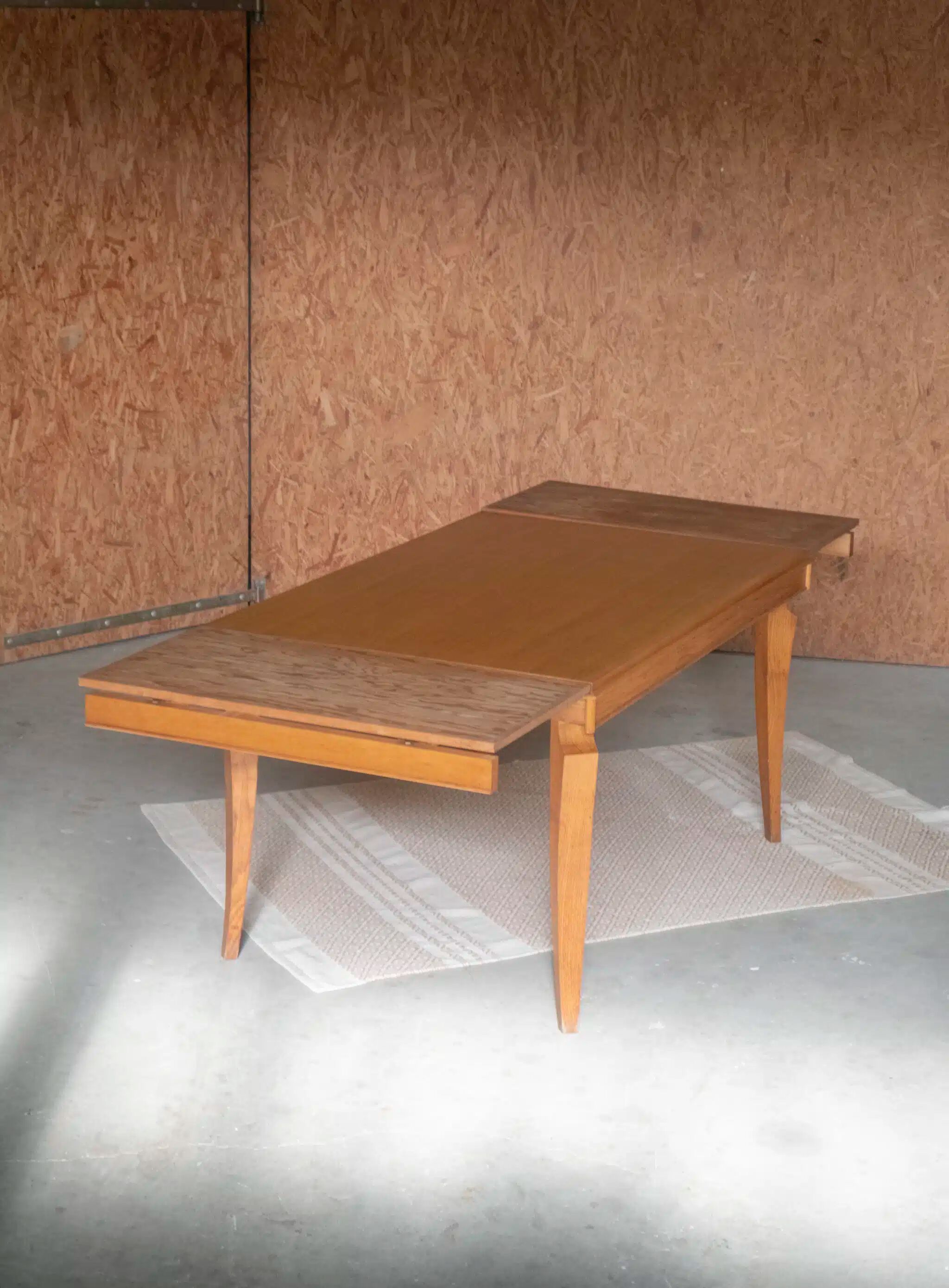 Solid oak table "Atlas"