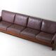 Wide minimalist loft sofa, Italy 1970s