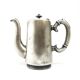 Hotel coffee pot, Eclecticism, silver-plated brass, Poland, 1920s.