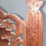 Asian screen in cut-out wood
