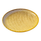 Mathieu Matégot round perforated metal tray, yellow, France 1950s
