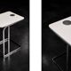 Vintage Mid-Century Italian Modern White Coffee Tables Carlotta