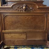 Louis XVI walnut bed