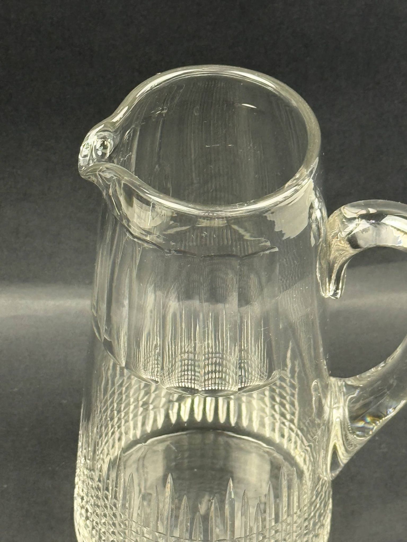 Baccarat, Nancy model jug in crystal, 1908
