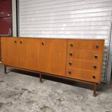 Vintage Scandinavian teak sideboard from the 1960s