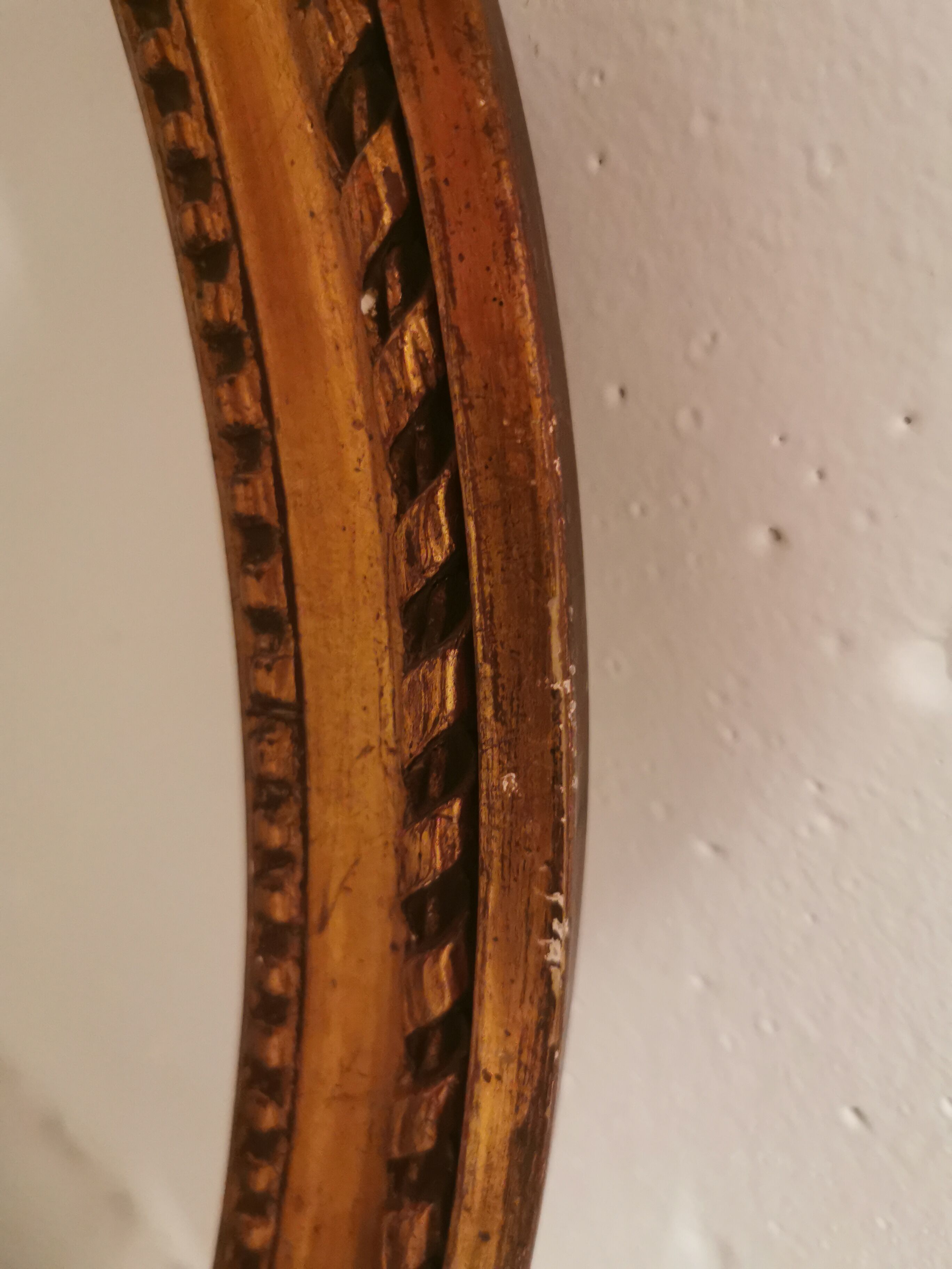 Old gilded wood frame