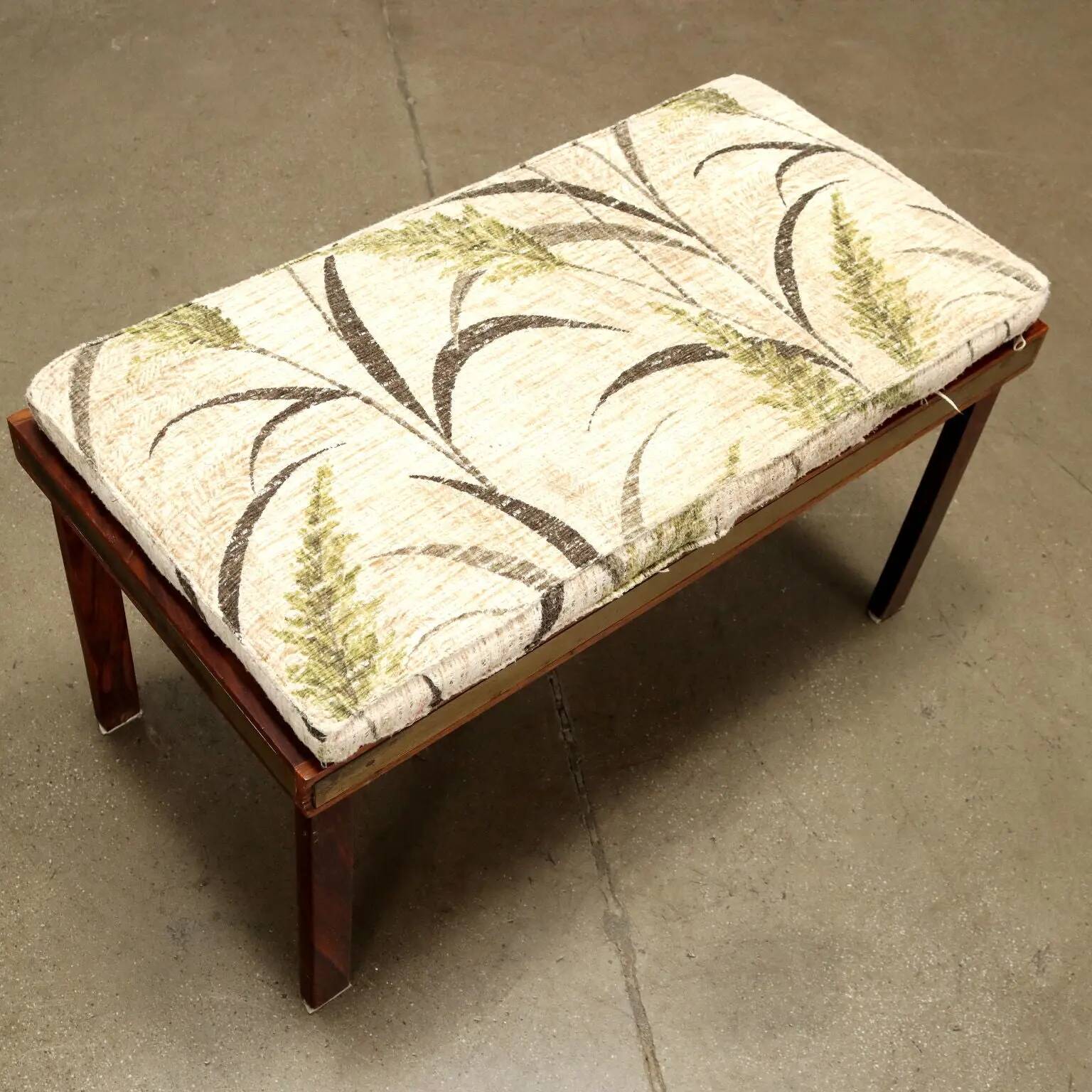 Banc en bois de jacaranda Italie 1960s