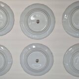 12 dessert plates with Limoges gilding “R.Leclair”