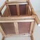 Vintage rattan bedside table