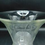 1930s crystal tulip vase