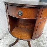 Bookcase pedestal table rotating table 3 drawers