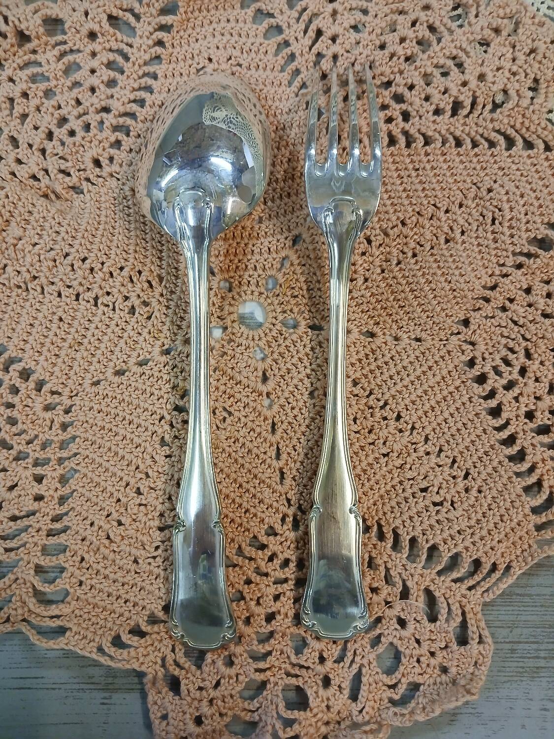 5 pairs of silver-plated cutlery