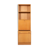 Swedish vintage bar cabinet in two parts in oak from the 1970s