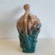 Carafe bottle grape barbotine ALPHO art deco