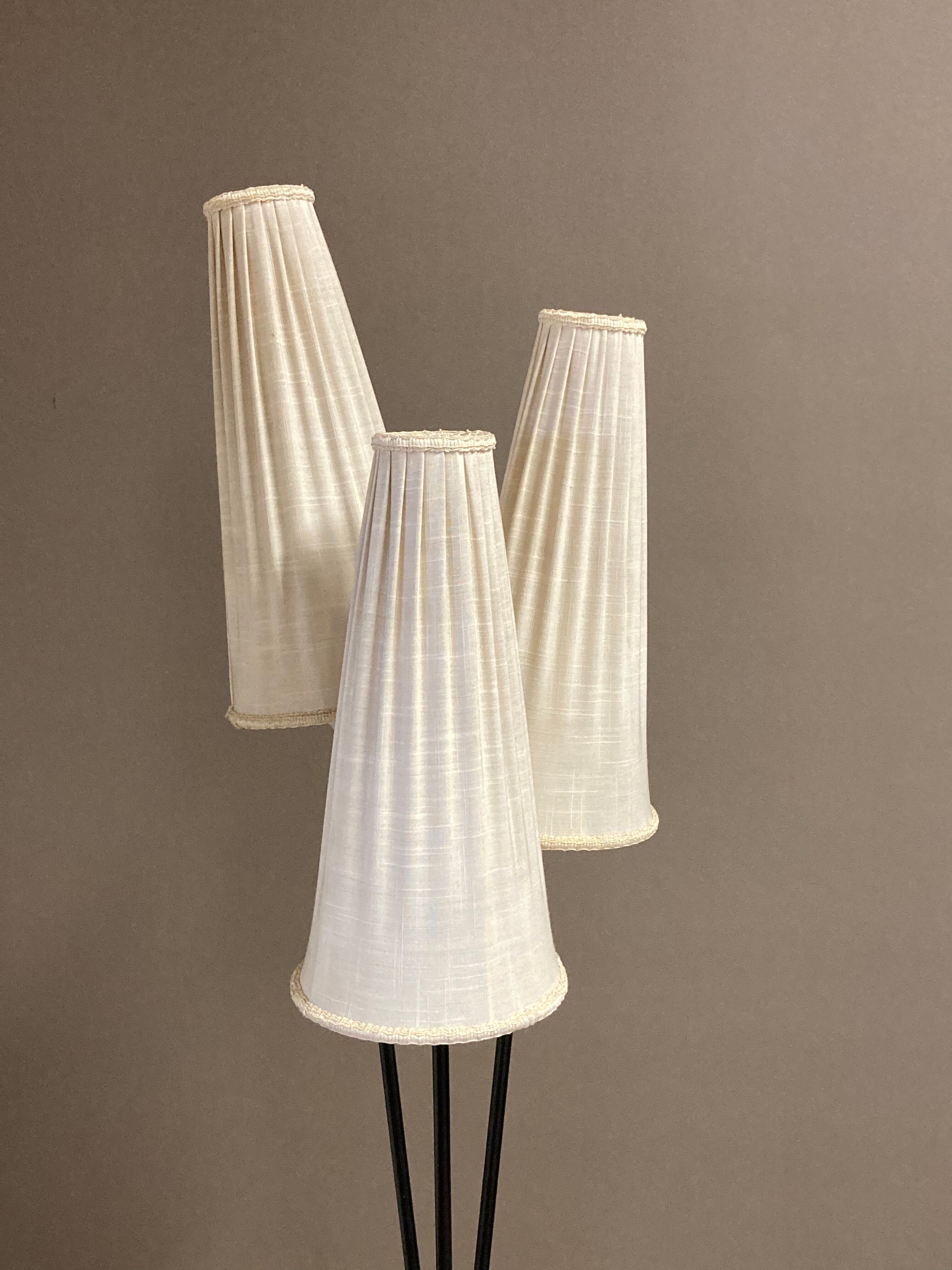 Lampadaire métal 1950