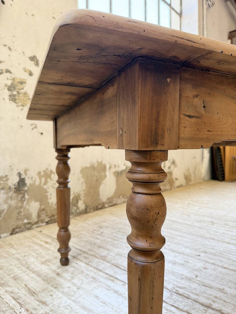 Walnut bistro farmhouse table 180cm