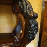 Mahogany console from around 1860.