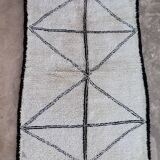 White Marmoucha Moroccan rug - 245 x 154 cm