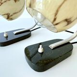 Pair of bauhaus art deco lamps 30s