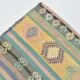 Tapis Kilim Anatolien 5x9 ft – Rayures Pastel en Vert Menthe, 163x268Cm